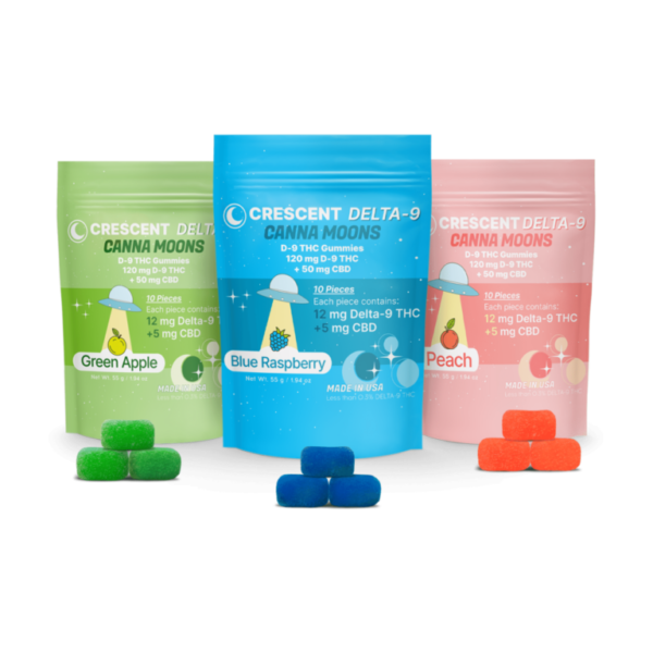 Crescent Delta-9 canna Moons Best THC Gummies 2025