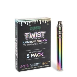 Ooze Twist Threaded 650mAh 510 Vape Battery