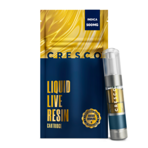 Cresco 500mg Indica Liquid Live Resin Cartridge