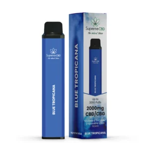 CBD Disposable Vape-Blue Tropicana 2000mg SupremeCBD