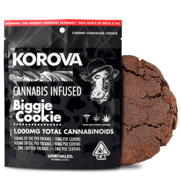 Cannabis Infused Biggie Cookie - 1000mg Korova