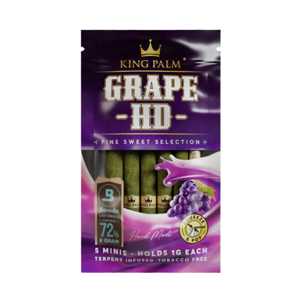 King Palm Grape 5-pack mini