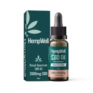 HempWell Broad Spectrum CBD Oil 2000mg