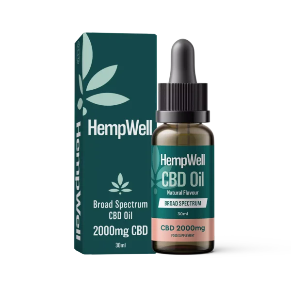 HempWell Broad Spectrum CBD Oil 2000mg
