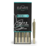 Elevate Sour Diesel Delta 8 Pre-Rolled Joints