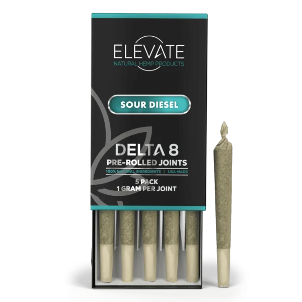 Elevate Sour Diesel Delta 8 Pre-Rolled Joints
